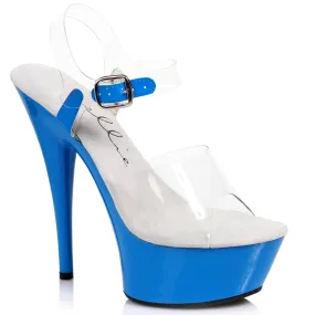 609-ROXY 6" Neon Stiletto Sandal.