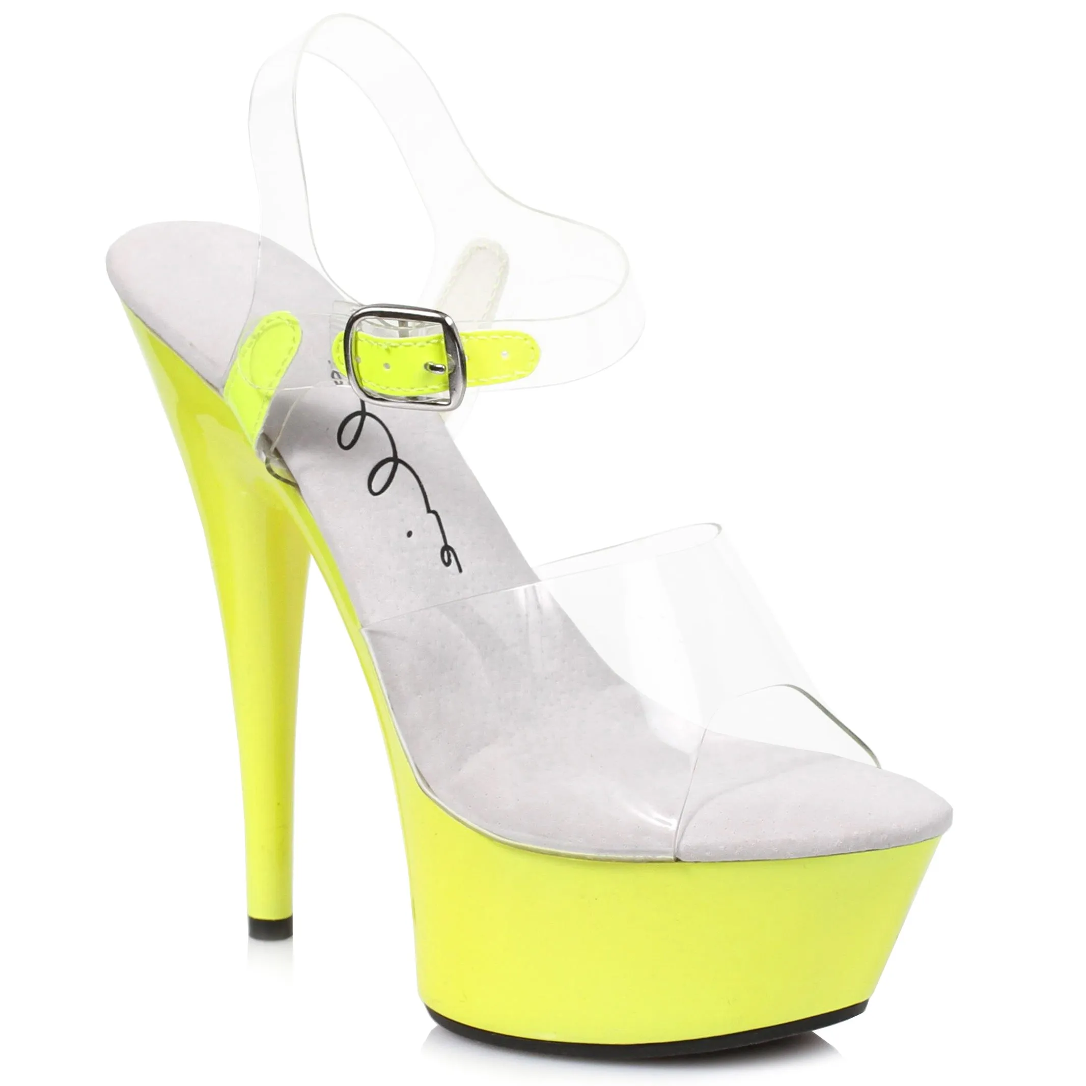 609-ROXY 6" Neon Stiletto Sandal.