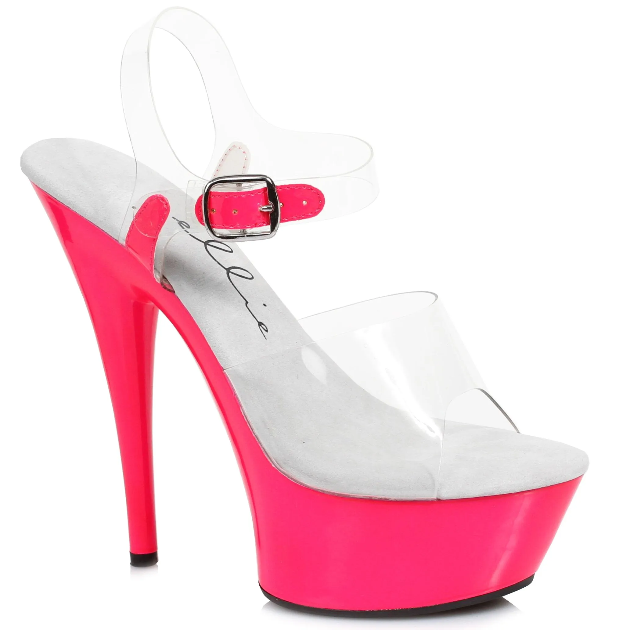 609-ROXY 6" Neon Stiletto Sandal.