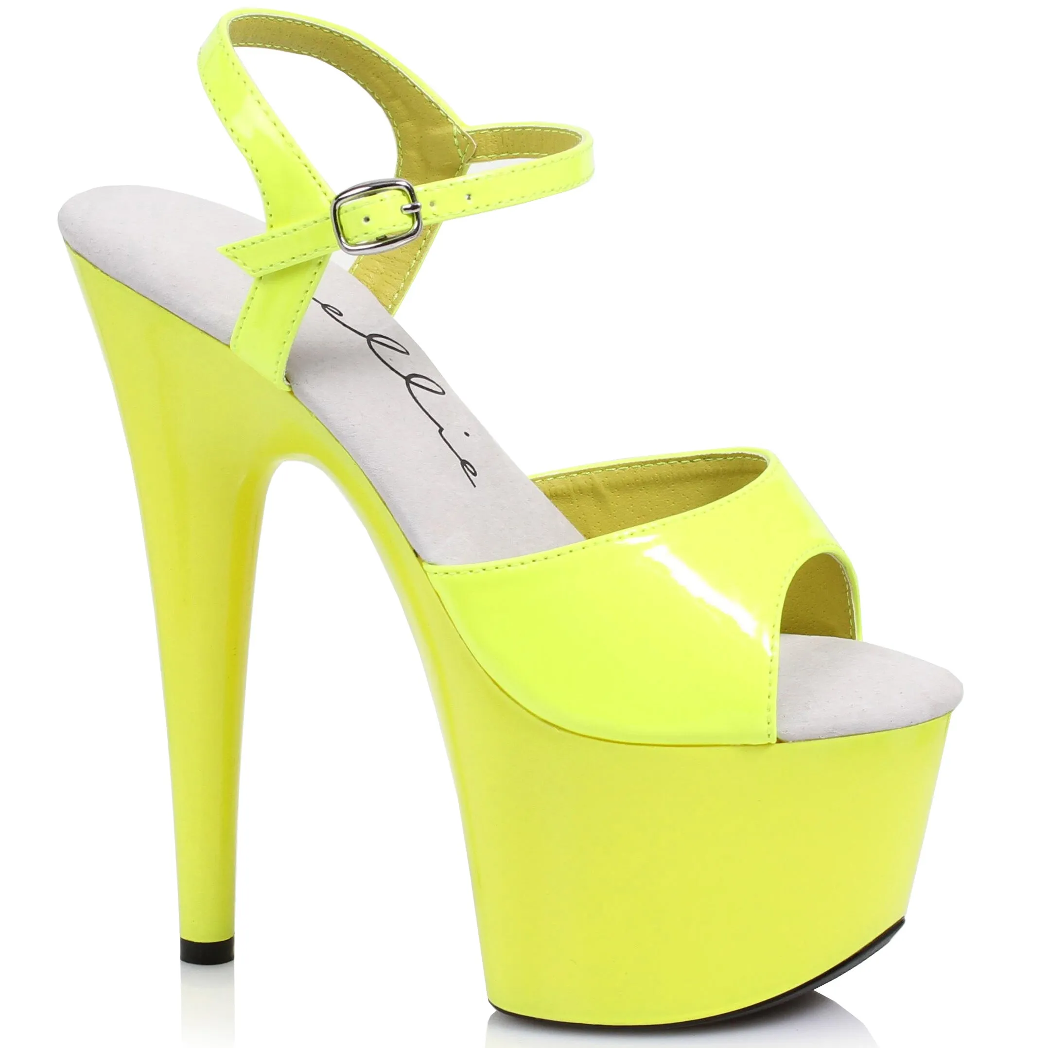 709-SOLARIS 7" Neon Stiletto Sandal.