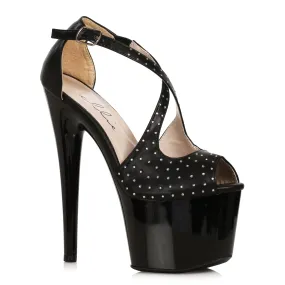 709-WICKED 7" Stiletto with Studs