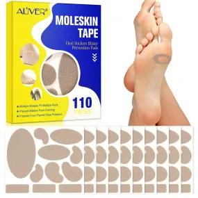 Aliver MOLESKIN TAPE Heel Stickers Blister Prevention Pads