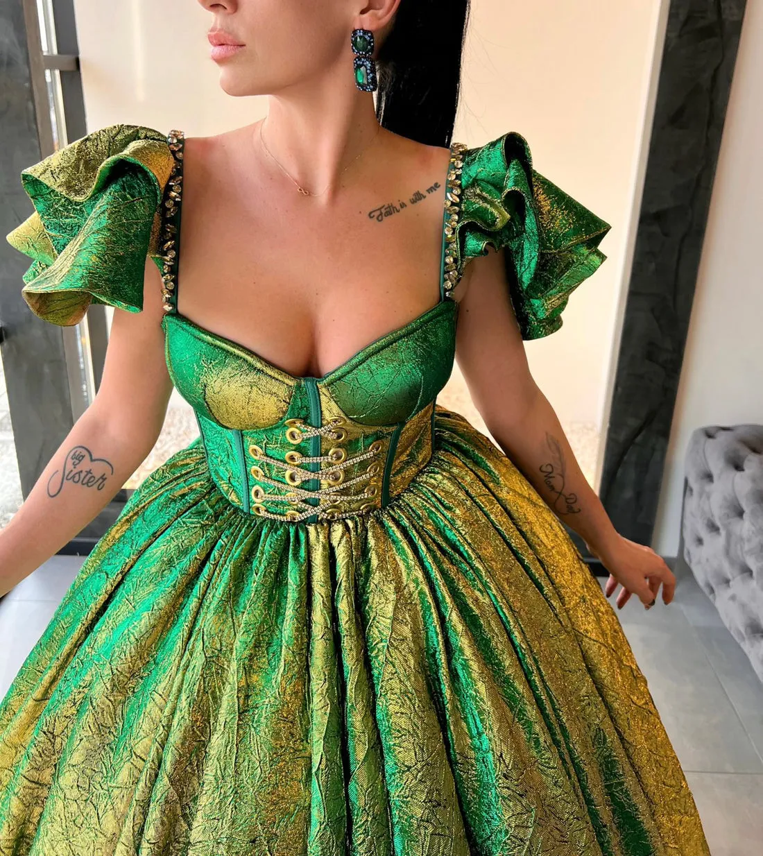 Brielle Multicolor Evening Dress