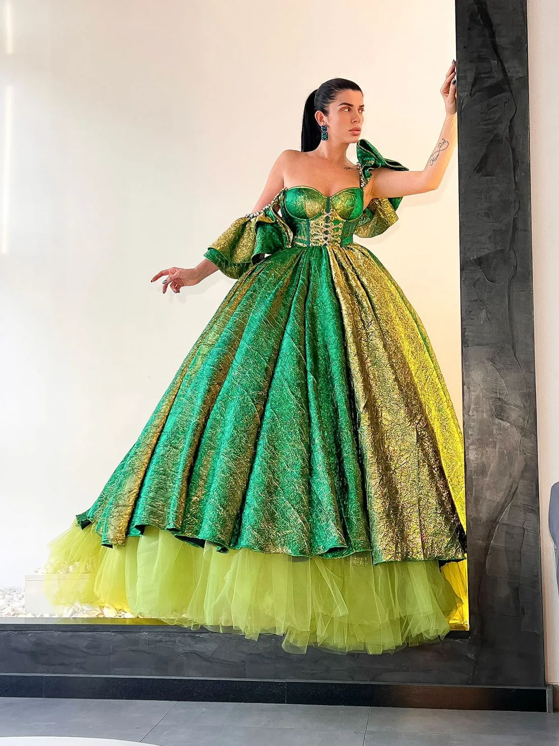Brielle Multicolor Evening Dress