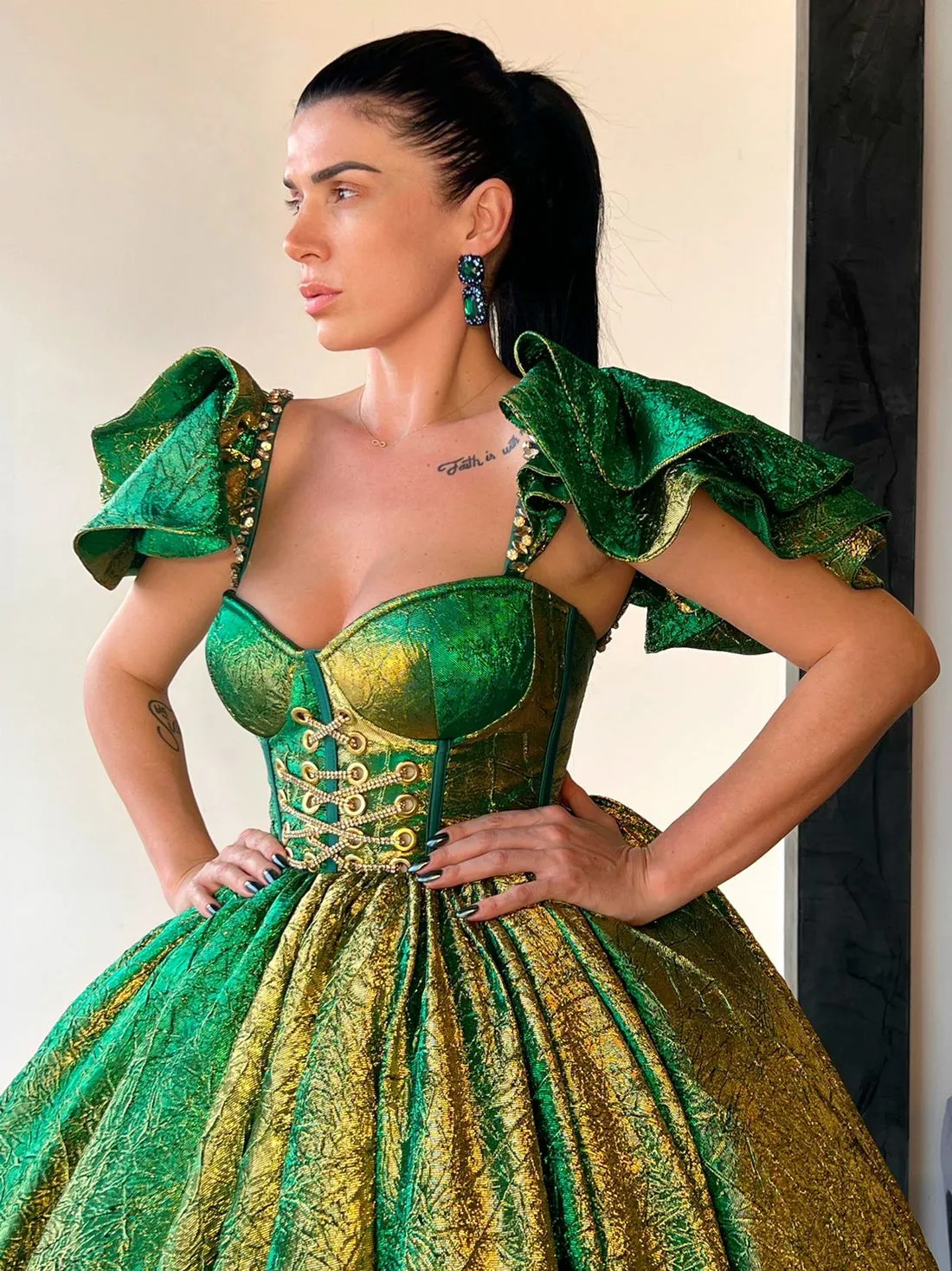 Brielle Multicolor Evening Dress