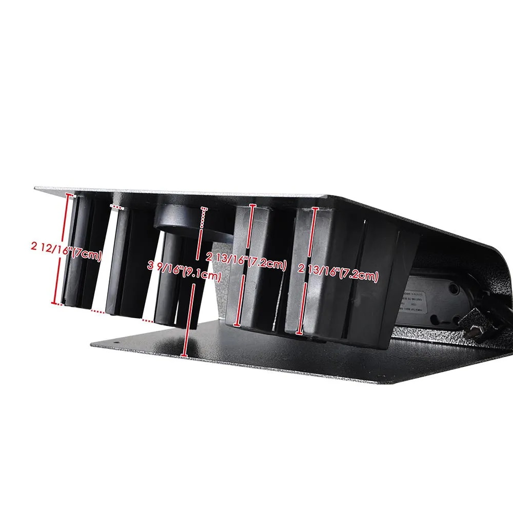 Byootique Hair Blow Dryer & Curling Iron Holder with Outlets