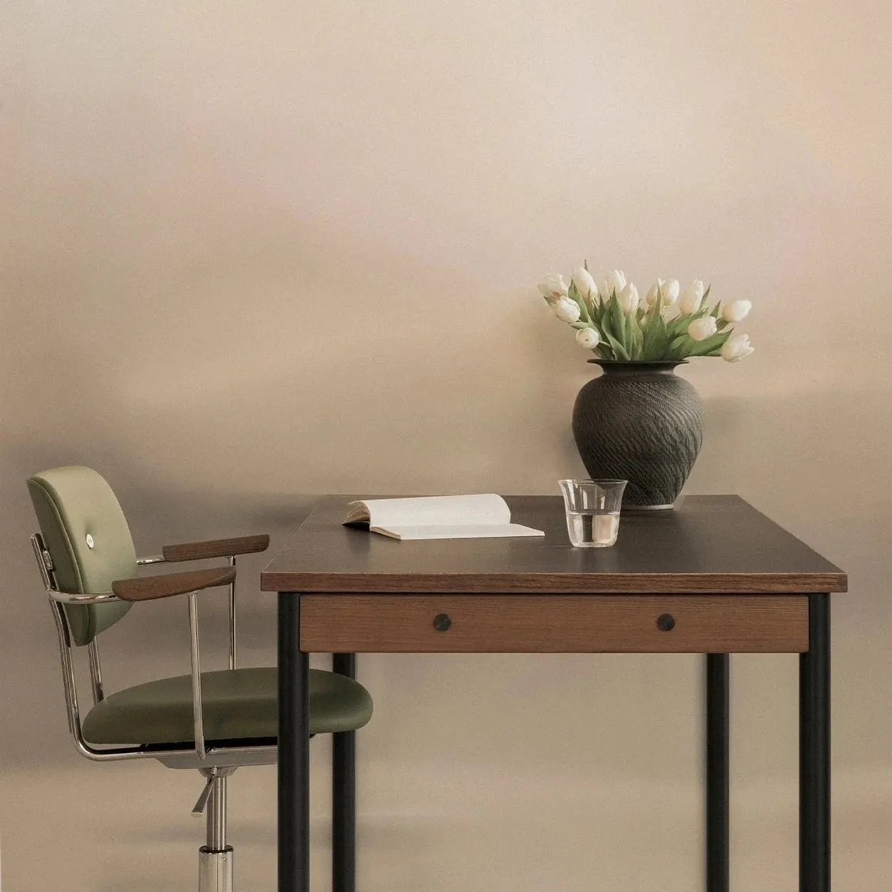 Co Task Chair with Armrest - FULLY UPHOLSTERED