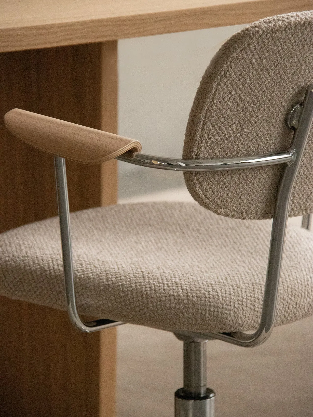 Co Task Chair with Armrest - FULLY UPHOLSTERED