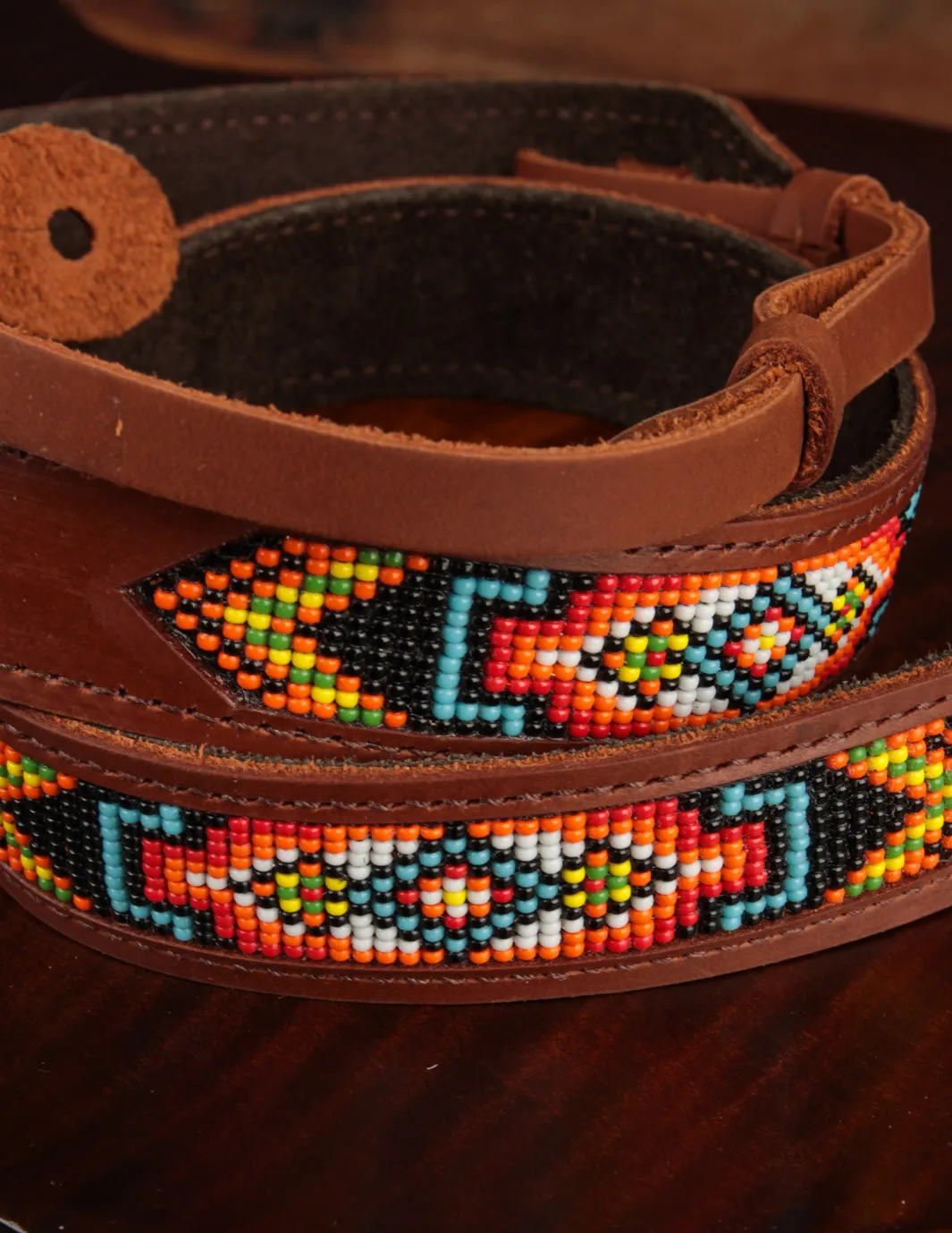 El Dorado Hand-Loomed "Hopi" Mandolin Strap Brown