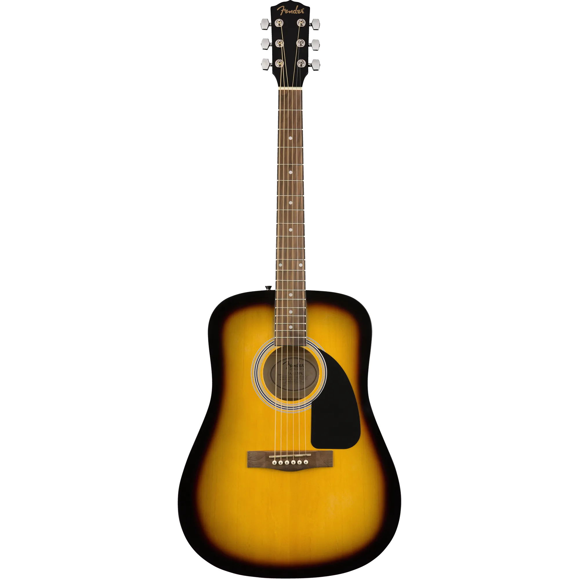 Fender FA-115 Dreadnought Pack, Sunburst, Walnut Fingerboard, Acoustic Guitar