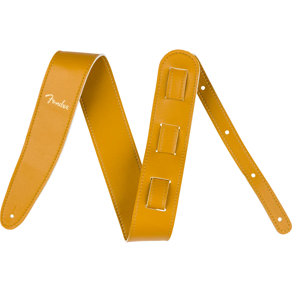 Fender Vegan Leather Strap, Butterscotch, 2.5"