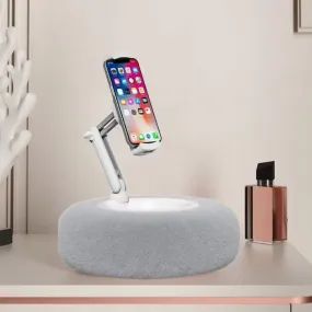 Fuzzy Tablet & Phone Pillow Stand – Multi-Angle Phone Holder for Bed, Car, and Couch