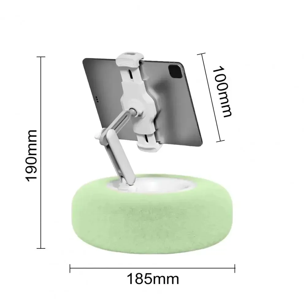 Fuzzy Tablet & Phone Pillow Stand – Multi-Angle Phone Holder for Bed, Car, and Couch