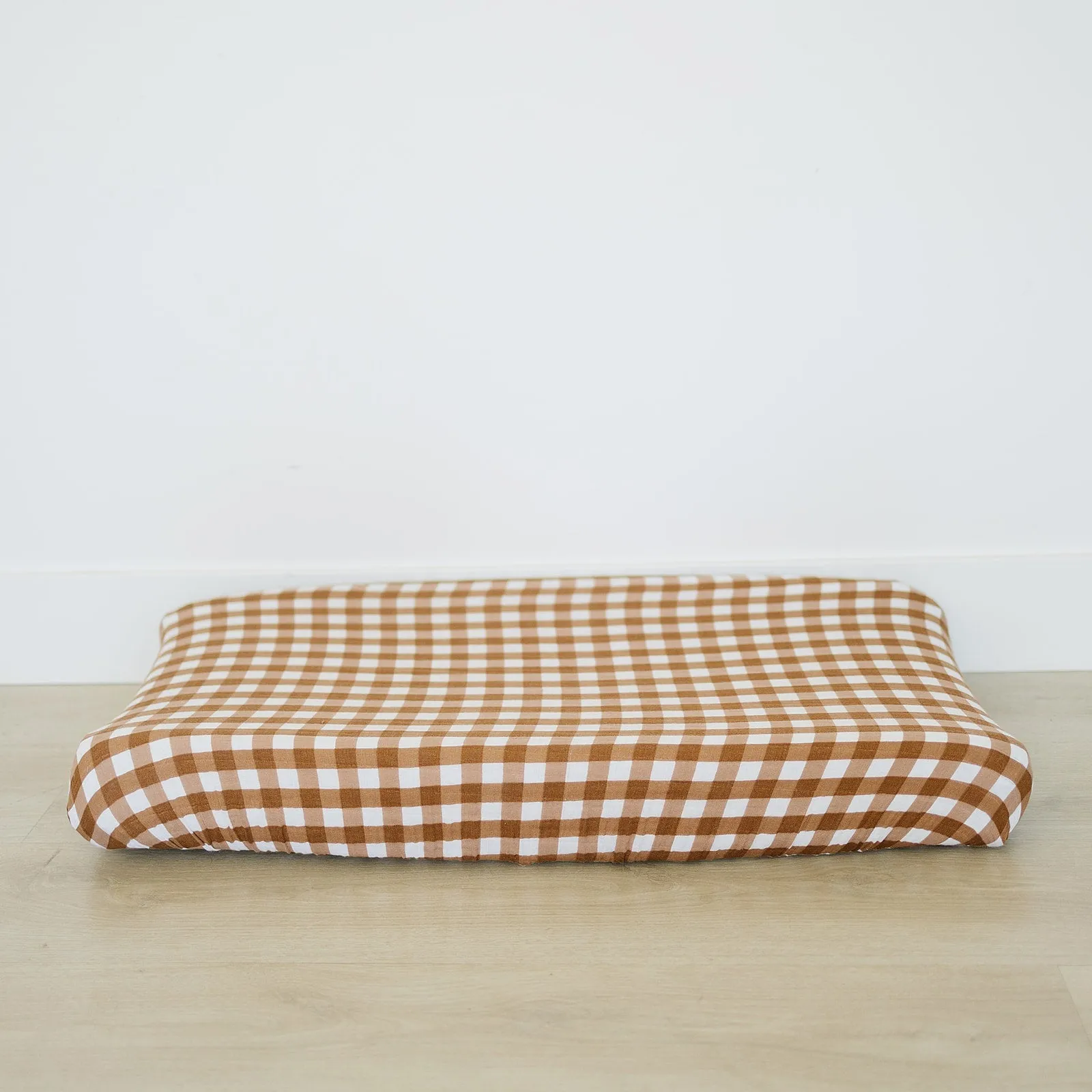 Gingham Changing Pad Cover