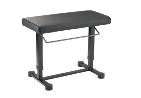 K&M Piano Bench Uplift Black Imitation Leather