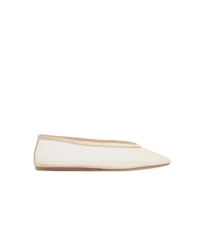 Luna Mesh Flat Slipper in Sand