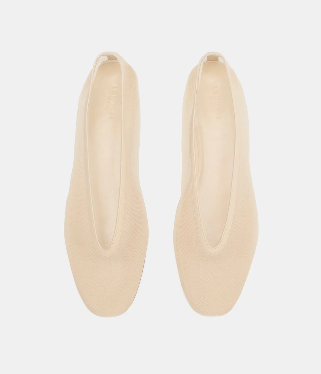 Luna Mesh Flat Slipper in Sand