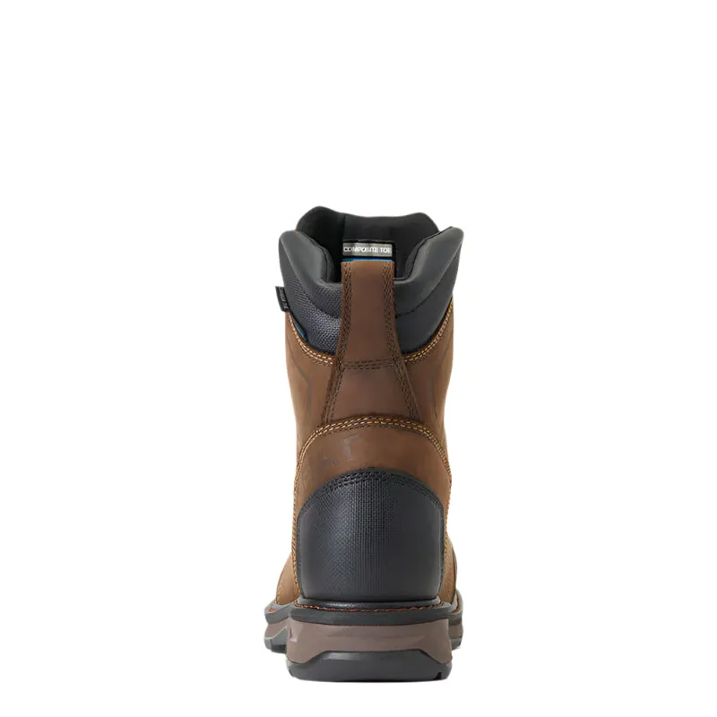 Men's Ariat WorkHog XT 8" BOA Waterproof Carbon Toe Work Boot 10038922