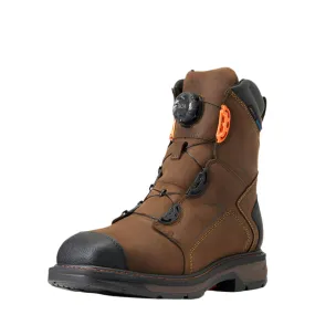 Men's Ariat WorkHog XT 8" BOA Waterproof Carbon Toe Work Boot 10038922