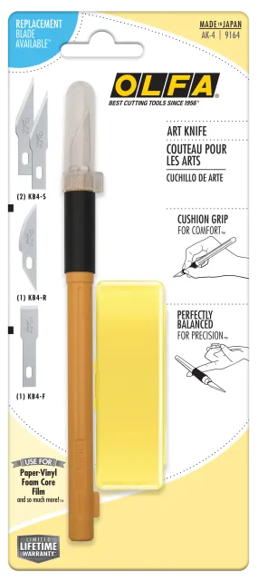 Olfa AK-4 Graphic Art Knife With Cushioned Grip