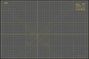 Olfa RM-MG-01/GRY 24" x 36" Double Sided Rotary Mat (Gray)